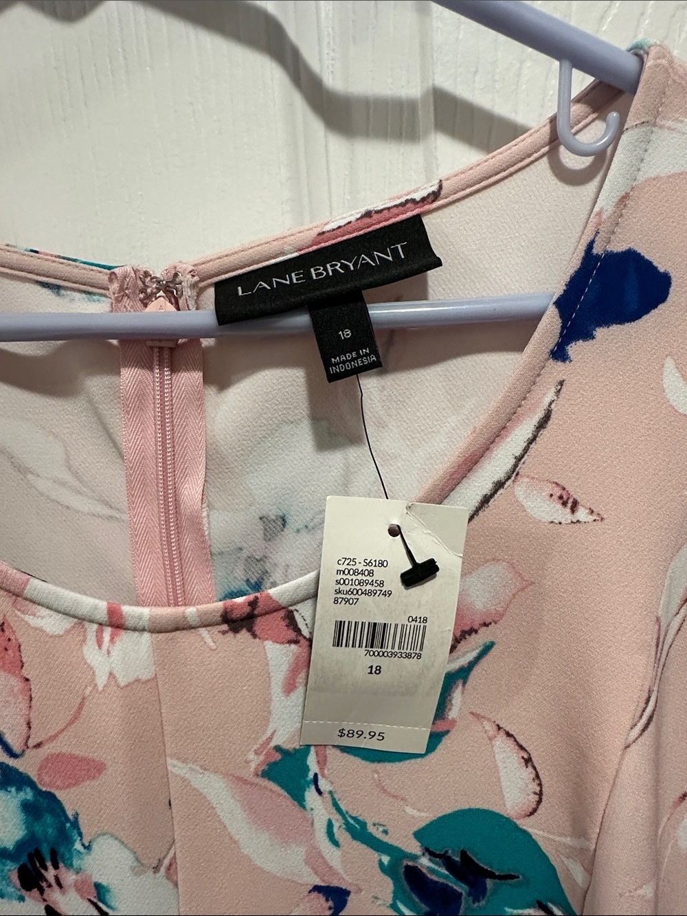 Lane Bryant Pink Floral Maxi Dress - Picture 2 of 5